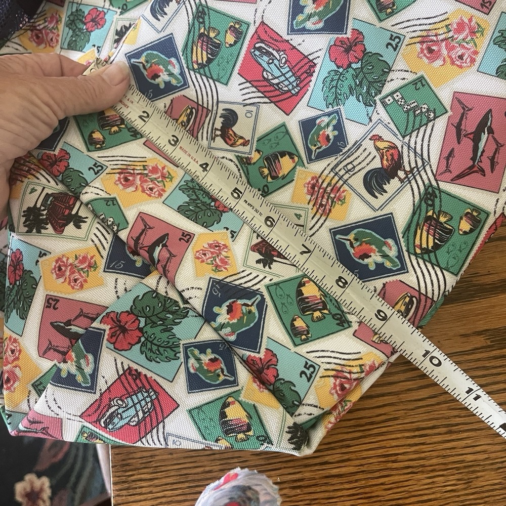 Vera Bradley Cuban Stamps Drawstring Family Tote and Mini Ditty Travel Set NWT - Picture 14 of 15